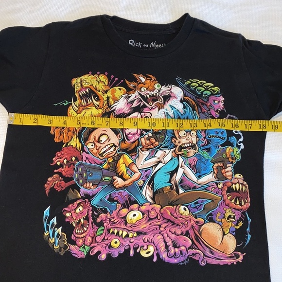 Ripple Junction Rick and Morty Graphic T Shirt Black size Small - Picture 5 of 7